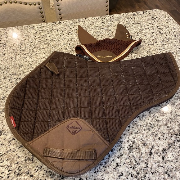 Le Mieux Other Lemieux Saddle Pad Matchy Set Brown Saddle Pad